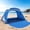 Blue, variant on Portable Sun Shelter for 2/3/4/6-8 Person with UPF 50+ UV Protection, Easy Setup Waterproof Beach Shade Canopy Cabana for Family Outdoor and Picnics, Fishing with Carrying Bag – Beach Tent