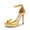 GOLD-PAT, variant on Women's Stiletto High Heels Platform Ankle Strap Square Open Toe Dress Sexy Sandals