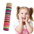 thumbnail image 2 of Hair Scrunchies Small Pack Hair Ponytail Elastic Bands Hair Ties for Thin Hair 2mm Thick Hair Soft Stretch Elastic Braid Large Hair Ties for Braids Thin Hair Ties Elastic Bands Softball Bows Small, 2 of 7