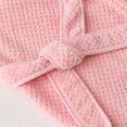 thumbnail image 3 of Cethrio Girls Sleepwear Robes, Warm Flannel Soft Short Sleeve Girls' Bathrobes Pink Size 1-10T, 3 of 5