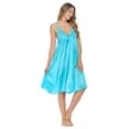 thumbnail image 3 of Casual Nights Women's Satin Lace Camisole Nightgown, 3 of 5