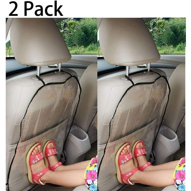 1] Housse de protection arrière de siège de voiture anti-coup de