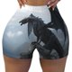 thumbnail image 2 of Fotbe Valley Gray Dragon Shorts Sin Costuras – Shorts Deportivos de Cintura Alta para Mujer, Elásticos para Gimnasio, Yoga, Running o Ciclismo-Large, 2 of 8