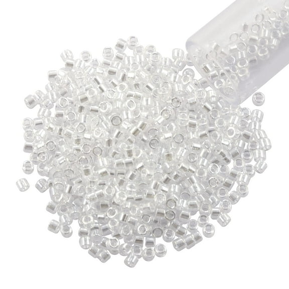 Miyuki Delica Seed Bead 11/0 Transparent Crystal AB