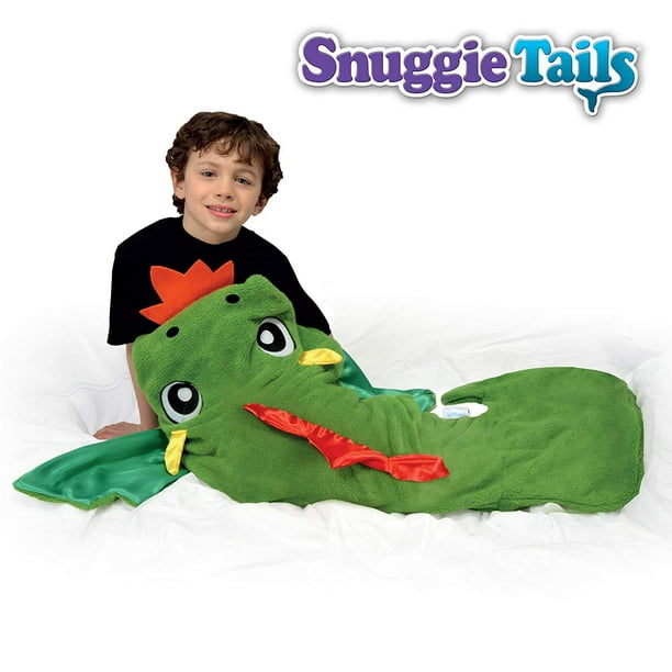 Snuggie Tails Soft, Cuddly Blanket, Green Dragon, As Seen on TV