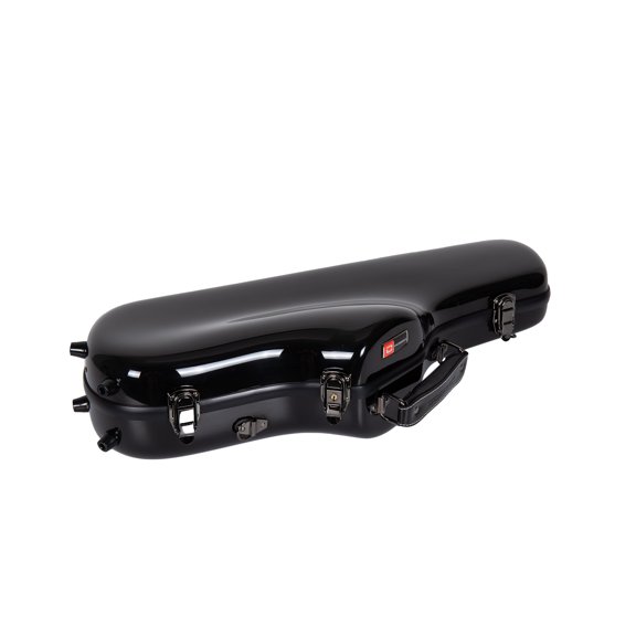 Crossrock Traveling Alto Saxophone Case-Fiberglass Hardshell with Backpack Strap