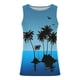 thumbnail image 4 of Camiseta sin mangas de cuello redondo para hombre, blusa informal de verano sin mangas con estampado de cuello redondo para hombre, 4 of 5