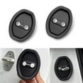 thumbnail image 3 of 8PCS Vehicle Door Lock Silicone Guards - Stable Quietness Accessories for Car Noise Reduction, 3 of 10