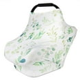 thumbnail image 2 of Nursing Cover Breastfeeding Scarf, Car Seat Covers for Babies Infant Carseat Canopy, Stretchy Soft Breathable Multi-Use Cover Ups for Stroller High Chair Shopping Cart, Baby Essentials for Summer, 2 of 6