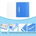 thumbnail image 3 of Unique Bargains Report Covers, 6 Pcs Plastic Clear Front File Sheet Document Presentation Binder Folder Protector, Blue, 3 of 4