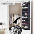 thumbnail image 5 of Over The Door Shoe Organizer For Closet With Largedeep Pockets, Narrow Shoe Rack For Door Hanging B, 5 of 5