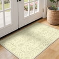 thumbnail image 3 of DEORAB 2x3 Area Rugs Persian Mint Green Low Pile Lightweight Machine Washable Non Slip Doormat for Entryway, Front Door, Kitchen, Bathroom, 3 of 8