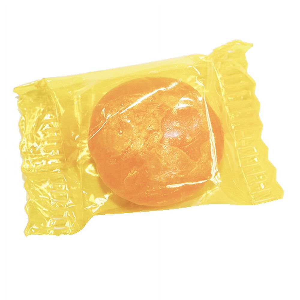 Sunrise Butterscotch Disc Wrapped Hard Candy 3 lb. Bulk Bag