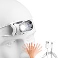 thumbnail image 4 of Lámpara Linterna frontal LED con sensor recargable, linterna para acampar y correr (blanco) Likrtyny  Para estrenar, 4 of 7