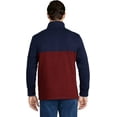 thumbnail image 2 of IZOD Men's Classic Fit Quarter Zip Sweater Fleece Pullover, Port Royale HTR CB, Small, 2 of 2