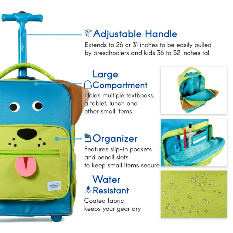 Twise Side-Kick 16-inch Kids' Rolling Backpack