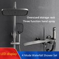 thumbnail image 1 of Luxury Bathroom Waterfall Faucet High Pressure Rain Shower Head System Full Bath Douche Shower Set for Bathroom Accessories Sets My Lux Decor Round, 1 of 8