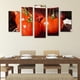 thumbnail image 3 of Juego de Cuadros Decorativos, Tomates Rojos Frescos, Estilo Vibrante y Moderno, 5 Piezas, Ideal para Cocinas y Restaurantes, 150x80cm, 3 of 5