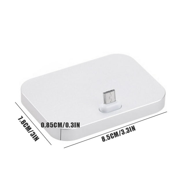 Mobile Phone Micro USB Charger Dock Home Office 5 3 4 Desktop Phone Aluminum Alloy Charging Adapter Stand