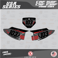 thumbnail image 2 of Kalair GFX Graphics Kit for Honda CRF230F (2008-2014) Usa Series, 2 of 5