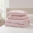 thumbnail image 3 of LammaLoe Queen Comforter set, 3 Piece Floral Bedding Comforter Set with Sheets, Bed in a Bag, Pink, 3 of 7