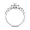 thumbnail image 4 of Everly Women's Diamond 14K White Gold Engagement Ring, 4 of 6