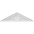 thumbnail image 3 of Ekena Millwork 28"W x 8"H x 2"P (Pitch 6/12) Peaked Cap 3 Spoke Architectural Grade PVC Pediment, 3 of 8