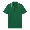 thumbnail image 6 of Fanient 3 Pack Boys' Short Sleeve Polo Shirt School Uniform Pique Polo Shirt Athletic Golf Shirt（6-14）, 6 of 9