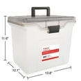 thumbnail image 6 of Staples File Box File Portable Tote Letter Size Clear (140165/111112), 6 of 8