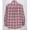 C-Pink, variant on Plaid Fleece Jackets Women - Women's Casual Flannel Plaid Jackets, Women Button-up Long Sleeve Shirt Jackets Coats with Pockets Loose Blouses