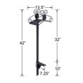 thumbnail image 4 of Liberty Garden 645-KD Decorative Hose Stand - Black, 4 of 8