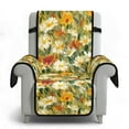 thumbnail image 6 of TSOVTHRID Daisy Floral Oil Painting Print Recliner Chair Covers Comfy Chair Cover for Electric Recliner Slipcovers Non Slip Lazy Boy 1 Seat Sofa Cover Furniture Protector with Pocket for Pets Dogs, 6 of 7