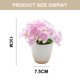 thumbnail image 2 of 2 uds simulación pequeña hortensia bonsái flor de seda verde artificial planta decoración interior planta artificial planta en maceta, 2 of 5