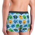 thumbnail image 5 of Balery Cartoon Monster Men's Boxer Briefs, Soft and Breathable Cotton Underwear with nylon Waistband-Large, 5 of 9