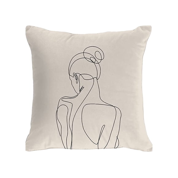 Yuarrent Las fundas de almohada fáciles de limpiar son suaves y duraderas para la decoración del hogar. Decoración del hogar W0134-1
