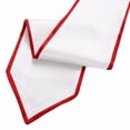 thumbnail image 3 of TOPTIE Graduation Stole Sash Gold Adult Unisex Plain Honor Stole Choir Stole 72 Inch-White with Red trim-One Size, 3 of 5