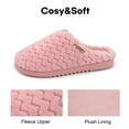 thumbnail image 4 of LongBay Women’s Soft Flannel Memory Foam Slippers Slip on House Fuzzy Shoes Indoor Outdoor, 4 of 7