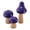 Purple, variant on Tanuke Wooden Mushroom Decor Exquisite Craft Home Office Desktop Ornament for Art Lovers, 3Pcs for Bedroom Study Room Coffee Shop (Purple)