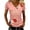 Pink, variant on MEICHEN Short Sleeve Print V Neck T Shirt for Women Usa 250th Anniversary Patriotic Top 1776-2026 Graphic Tee Summer Casual Blouse