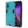 thumbnail image 1 of Funda híbrida de PC + TPU para teléfono, anticaídas, con diseño de soporte para vivo V21 4G/5G, estilo H vivo V21 4G, azul claro, 1 of 5