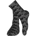 thumbnail image 4 of SEVEBJ Chaussettes Fantaisie Chaussettes Mi-Mollet Athlétiques Chaussettes de Sport Chaussettes de Course Chaussettes de Randonnée Cyclisme pour Femmes Hommes 16 Pouces Bleu, 4 of 7