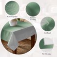thumbnail image 5 of Sage Green Grey Ombre Table Cloth Waterproof Tablecloths, Modern Abstract Art Gradient Tablecloth Dining Table Cover for Kitchen Party Tabletop Outdoor, Rectangle Tablecloth 60x84 Inch, 5 of 9