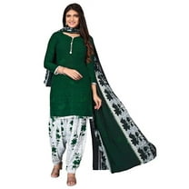 Indian dresses for Women Punjabi Style Crepe Patiala Salwar Suit With Dupatta For Women Ready To wear