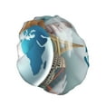thumbnail image 2 of Balery Let'S Go Travel Around The World Shower Caps, Double Layer Waterproof Shower Cap, Double Layers Reusable Shower Cap With Soft Comfortable For Long Thick Hair Soft Bath Shower Hair Caps, 2 of 9