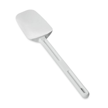Rubbermaid Commercial Spoon-Shaped Spatula, 13 1/2 in, White - Includes one each.