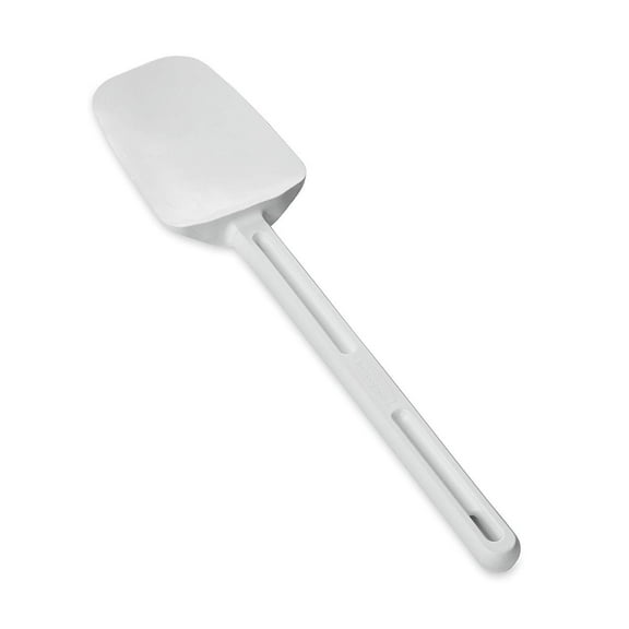 Rubbermaid Commercial Spoon-Shaped Spatula, 13 1/2 in, White - Includes one each.