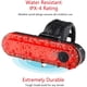 thumbnail image 5 of Luz trasera para bicicleta, recargable vía USB, roja, ultrabrillante, apta para bicicletas, fácil de instalar para mayor seguridad en el ciclismo, 5 of 5
