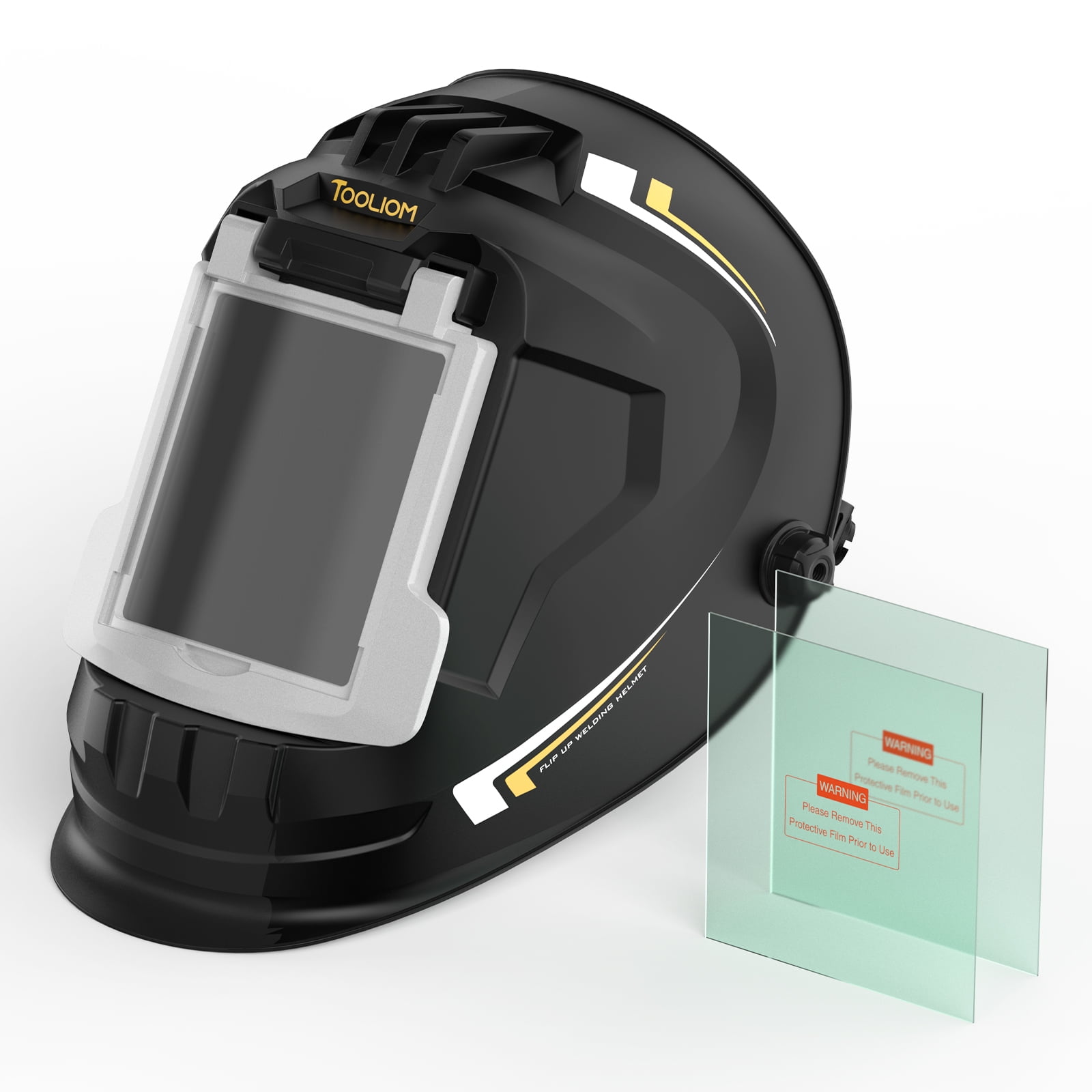 TOOLIOM Flip Front Welding Helmet Welding Mask with Flip Up Lens Welding Hood Shade-10 Welder Helmet