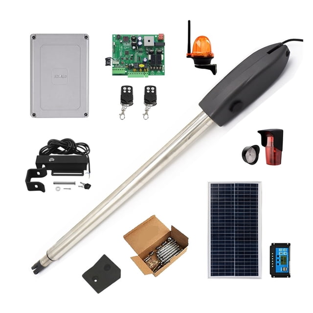 Automatic Gate Opener Kit Light Duty Single Gate Operator For Single Swing Up To 19 Feet OR 660 Pounds Gate Motor ,Free Your Hands