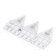 thumbnail image 1 of Regla De Costura, Regla Para Acolchar Tela Acrílico Transparente Triangular De 60 Grados Para Costura De Ropa Para Corte De Tela ANGGREK Clear Ruler, 1 of 8